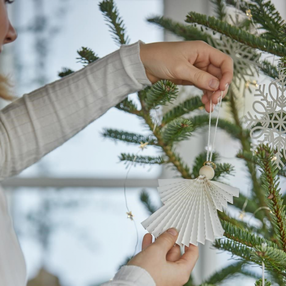 Weihnachtsschmuck zum Hängen Engel mit Glorie von IB Laursen